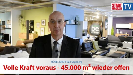 Volle Kraft voraus - 45 000 m² wieder offen