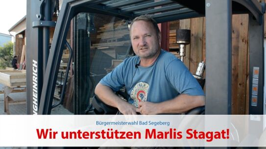 [Wahlwerbung] Wir unterstützen Marlis Stagat!