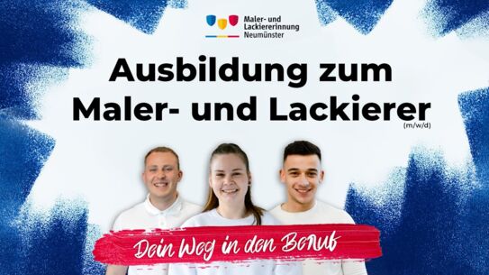 Starte jetzt deine Ausbildung zum Maler- und Lackierer (m/w/d)!