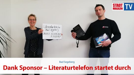 Dank Sponsor – Literaturtelefon startet durch