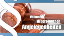 Vollmacht in persönlichen Angelegenheiten