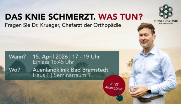 Das Knie schmerzt. Was tun? - Seminar am 15. April