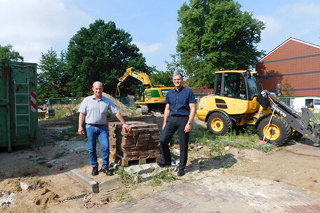 Bauarbeiten für Rathausanbau beginnen