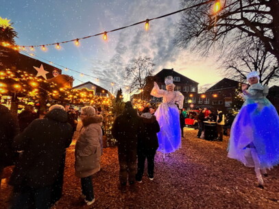 Zweites Weihnachtsrondell in Kaltenkirchen