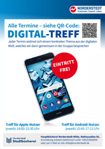 “Digital-Treff” in der Stadtbücherei Norderstedt-Mitte – Thema: Filme und Sendungen im Internet anschauen