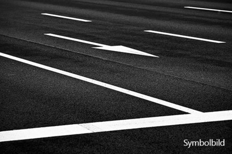 Markierungsarbeiten am 17. September 