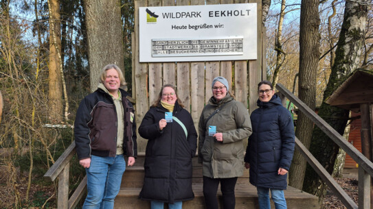 1 Jahr Wildpark Eekholt gratis - Stadtwerke Bad Bramstedt gratulieren Gewinnern