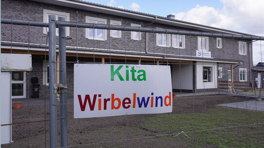 "Kita Wirbelwind ist fertig"