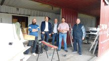 Besuch neuer Gewerbeansiedlungen westlich der Grashofstraße