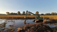 Arbeiten an Regenrückhaltebecken beginnen 