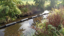 Arbeiten am Regenklärbecken 16 „Flottmoorpark Nord“