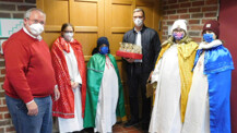 Sternsinger segnen Rathaus der Stadt Kaltenkirchen