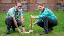 Christliche Pfadfinder auf Neumünsters Outdoormesse