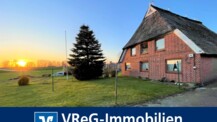 Sanierungsbedürftiges Reetdachhaus in Hamburg-Kirchwerder am Elbdeich
