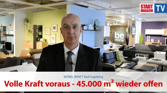 Volle Kraft voraus - 45 000 m² wieder offen